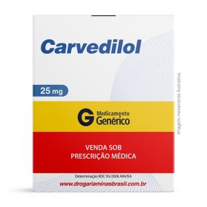 Carvedilol 25mg Com 30 Comprimidos Biosintética