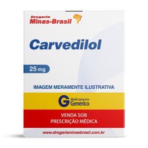 Carvedilol 25mg Com 30 Comprimidos Biosintética