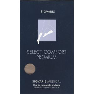 Meia Elástica Sigvaris AD Tamanho Média Normal Unissex Cor Natural Compressão 20-30MMHG Ref:M2A33