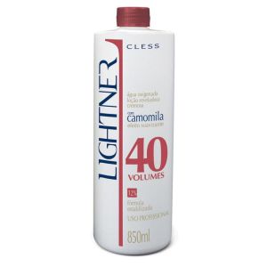 Água Oxigenada Cremosa Lightner Com Camomila 40 Volumes 850 Ml