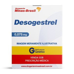 Desogestrel 0,075mg c/ 28 Comprimidos revestidos - Sandoz - Genérico