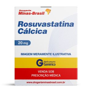 Rosuvastatina Cálcica 20mg c/ 30 Comprimidos - Sandoz - Genérico