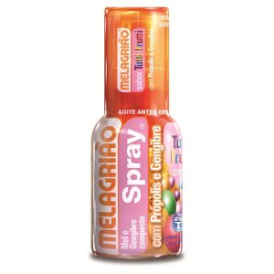 Melagrião Spray com Própolis e Gengibre Sabor Tutti-Frutti Com 30ml