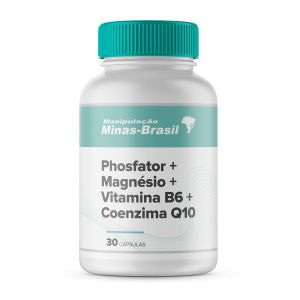 Phosfator + Magnésio + Vitamina B6 + Coenzima Q10 30 Cápsulas