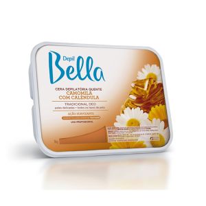 Cera Em Barra Depil Bella Quente Camomila Com Calêndula 1kilo
