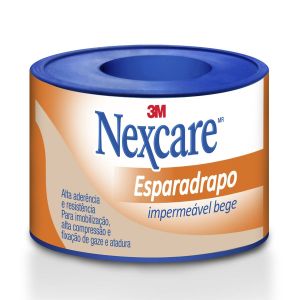 Esparadrapo Impermeável Nexcare Bege 25 mm x 0,9 m
