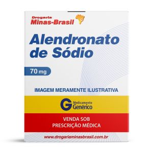Alendronato de Sódio 70mg com 4 comprimidos Genérico EMS
