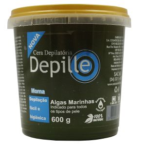 Cera Depilatória Morna Depille Algas Marinhas 600G
