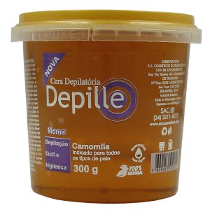 Cera Depilatória Morna Depille Camomila 300G