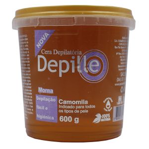 Cera Depilatória Morna Depille Camomila 600G