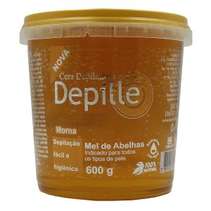 Cera Depilatória Morna Depille Mel De Abelhas 600G