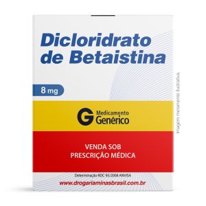 Dicloridrato de Betaistina 8 mg com 30 Comprimidos - Genérico Biosintética