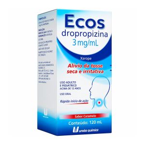 Xarope Ecos Sabor Caramelo Com 120 ML União Química