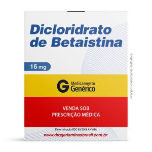 Dicloridrato de Betaistina 16 mg com 30 Comprimidos - Genérico Biosintética