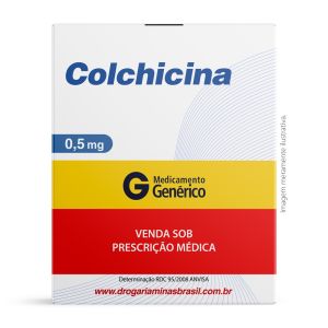 Colchicina 0,5mg 30 Comprimidos Geolab Genérico