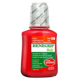 Benegrip Multi Solução Oral Sabor Frutas Vermelhas 240ml