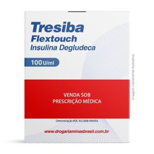 Tresiba FlexTouch 100U/ml c/ 3mL de Insulina Degludeca Novo Nordisk