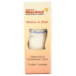 Atadura De Crepe Personalizada 08cm x 1,80 M Com 1 Unidade Minas Brasil