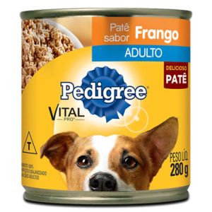 Patê Para Cães Adultos Pedigree Vital Pro Sabor Frango Lata 280g