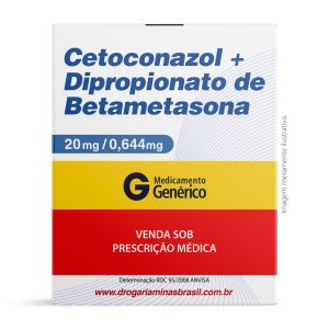 Cetoconazol + Dipropionato De Betametasona Pomada Dermatológica 30G Genérico Ems