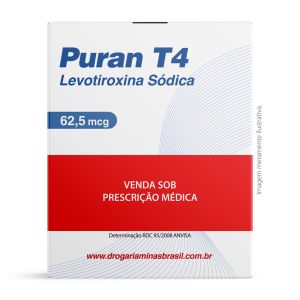 Puran T4 62,5 mcg com 30 Comprimidos