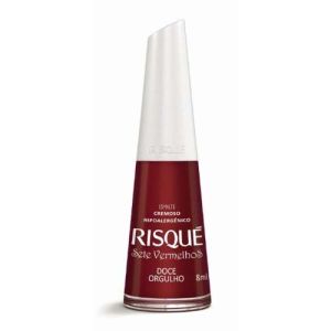 Esmalte Risqué Cremoso 7 Vermelhos Doce Orgulho 8Ml