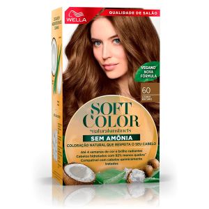Tintura Wella Soft Color Kit Creme Sem Amônia Cor 60 Louro Escuro
