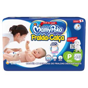 Fralda-Calça Mamypoko Tamanho P com 46 Unidades Unicharm