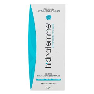 Hidrafemme Gel Hidratante Intravaginal + 8 Aplicadores Descartáveis 24 g