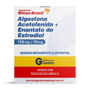 Algestona Acetofenida + Enantato De Estradiol Injetável Com 1 Ampola De 1Ml Genérico Ems