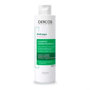 Shampoo Anticaspa Vichy Dercos Couro Cabeludo Sensível Com 200ml