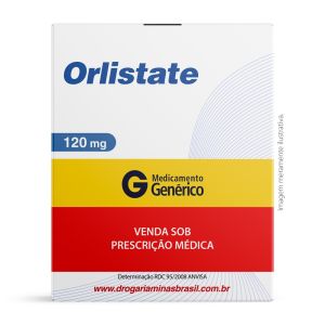 Orlistate 120mg com 42 Cápsulas Genérico EMS