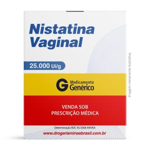 Nistatina 25.000 Ui/g Creme Vaginal 60g Com Aplicador Genérico Teuto