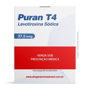 Puran T4 37,5Mg Com 30 Comprimidos