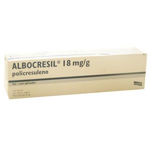 Albocresil 18mg/g Gel 50g Aplicador