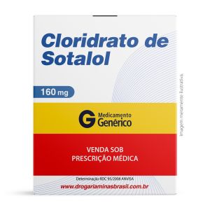 Cloridrato De Sotalol 160Mg Com 30 Comprimidos Genérico Merk