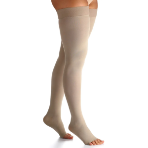Meia Coxa Sigvaris Essencial Conforto Cor Natural 862AF Tamanho Médio Longo REF-M3A33