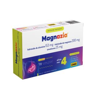 Magnazia Sabor Abacaxi C/ 30 Comprimidos Mastigáveis