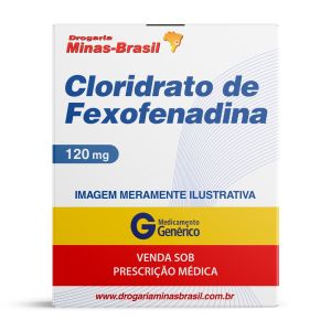 Cloridrato de Fexofenadina 120mg Com 10 Comprimidos Genérico Nova Química