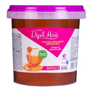 Cera Depilatória Depil Mais Mel 600G