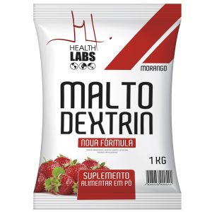 Maltodextrin Health Labs Morango 1Kg - Drogaria Minas-Brasil