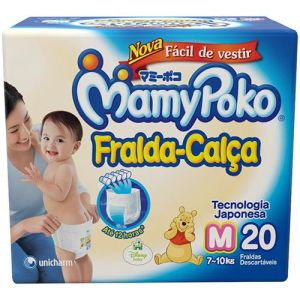 Fralda-Calça Mamypoko Tamanho P Com 20 Unidades