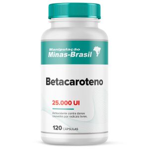 Betacaroteno 25000 UI 120 Cápsulas