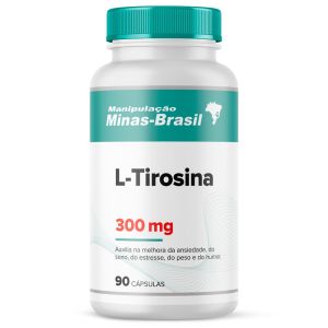 L-tirosina 300 Mg - 90 Cápsulas