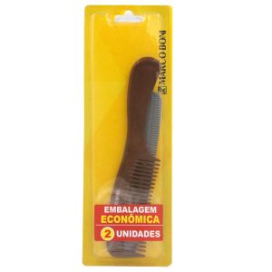 Kit Pente Dentes Finos Marco Boni Com 2 Unidades Ref-1216
