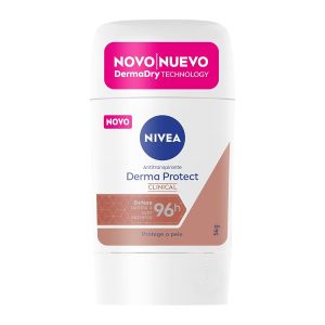 Desodorante Antitranspirante Stick Barra Nivea Derma Protect Clinical Feminino 96h 54g