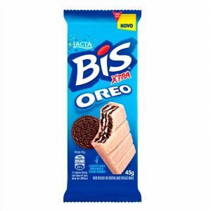Barra de Chocolate Bis Xtra Oreo Branco 45g Lacta