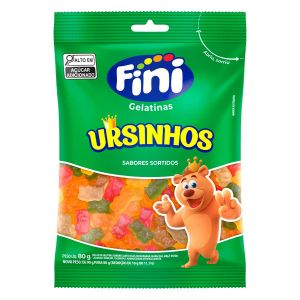 Bala De Gelatina Fini Ursinhos 80g