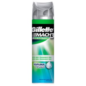 Espuma de Barbear Gillette Mach 3 Sensitive 245g