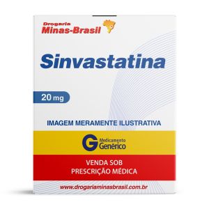 Sinvastina 20Mg Com 30 Comprimidos Genérico Cimed